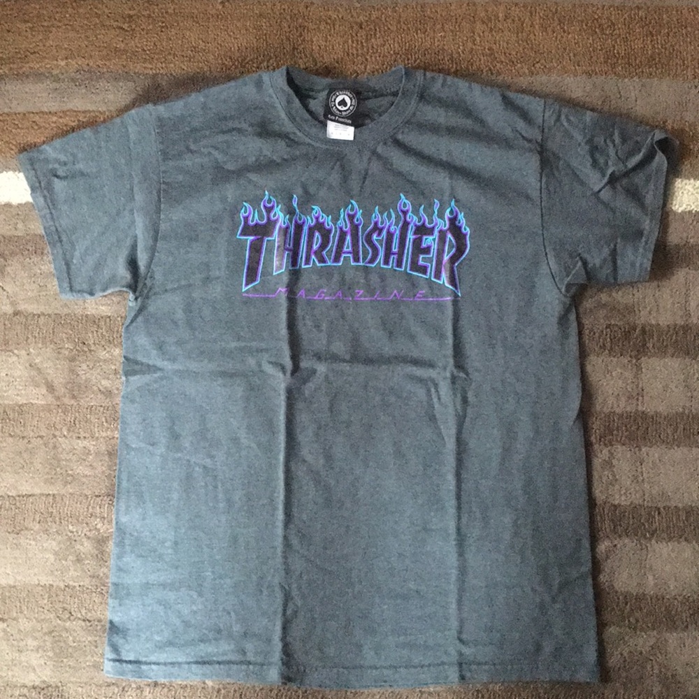 Thrasher flame tee